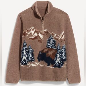 Old Navy Buffalo Quarter Zip